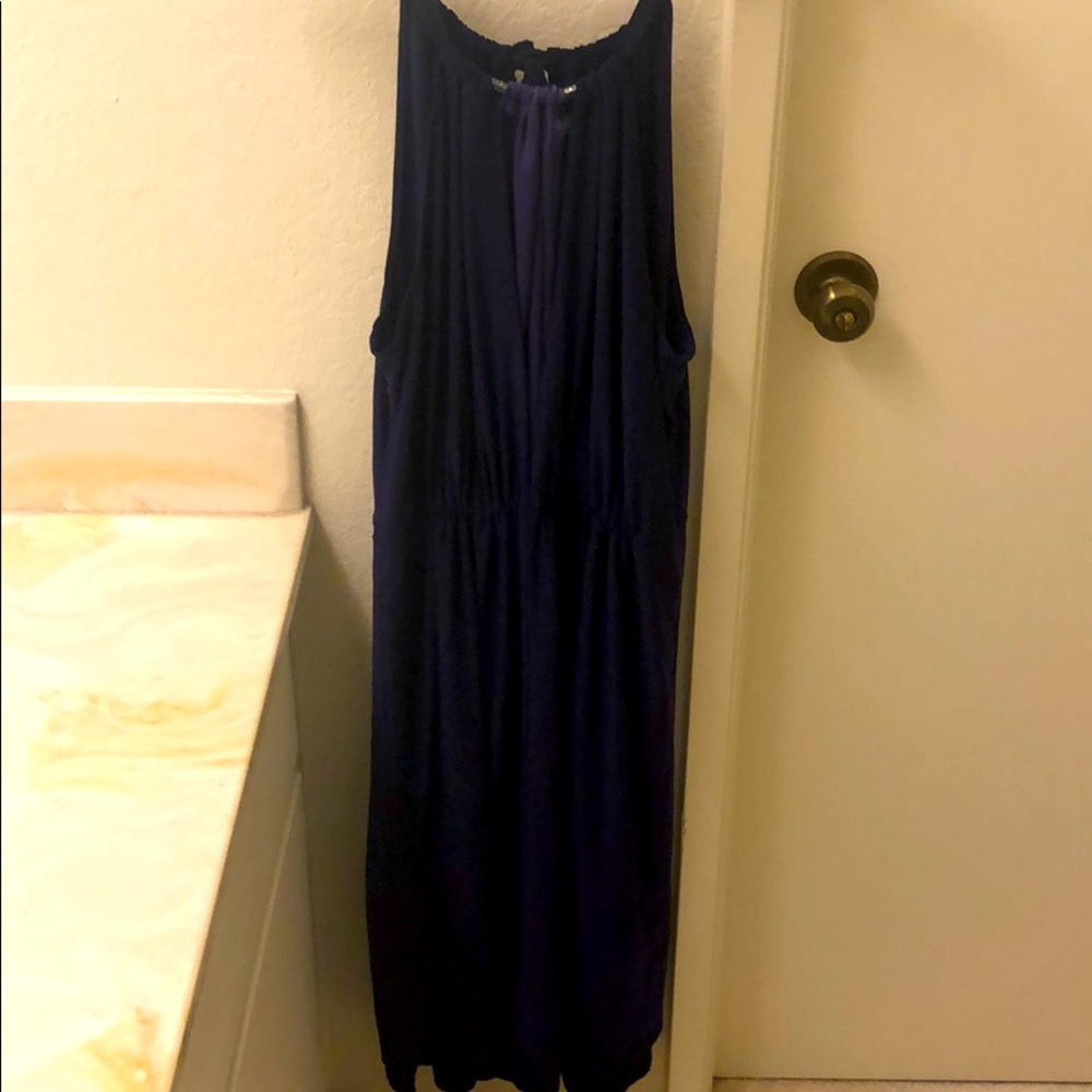 T Tahari purple dress